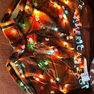 American Eagle Mens Holiday Lights Underwear Boxer Briefs